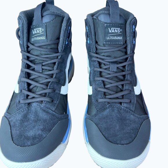 Vans Ultrarange Exo Hi MTE Cold Weather Mens 8 Womens 9.5 Shoes Grey Suede - Picture 4 of 12
